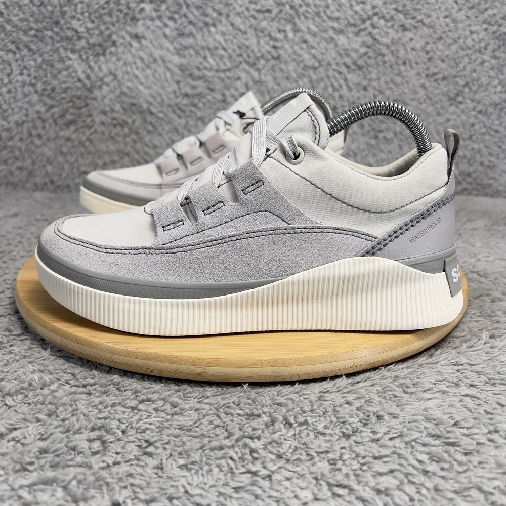 Sorel Shoes Womens‎ Size 7.5 Gray Waterproof Walking Low Top Sneakers NL5158-009